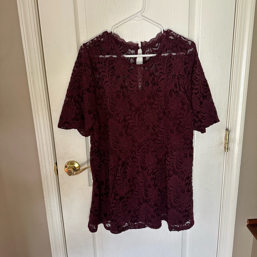 Torrid Lace Blouse Size 2